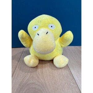Pokemon Psyduck Sitting Yellow Soft Plush Stuffed Animal Toy Gift 8"